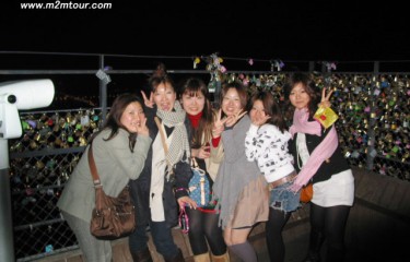 『Ｎソウルタワー』　鍵の意味お分かりでしたよね。次回は彼氏と一緒にいらして二つの鍵を閉まって愛を語りませんか？（＾＾）Ｙ　