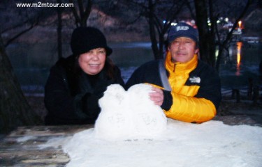 『ナミ島』２０周年記念の韓国旅行～＾＾韓ドラ大好きな奥様と幸せなひと時をご満喫できました。これからは一年一回海外旅行を目指してほしい～＾＾＊＊＊
