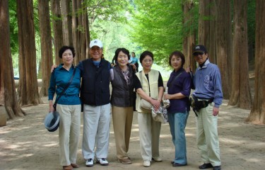 「ナミ島」50年付き合いうらやましい。。中学校同級生の韓国旅行。。皆様これからもお建機でまだ来年あいましょ。。。。