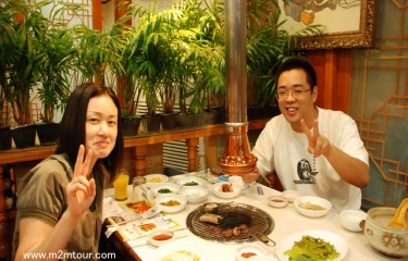 『韓国焼肉』　ご夫婦お似合いで優しくて素晴らしくご案内したがったんですが、、、1日のご案内では短すぎましたね。次回はもっと時間をくれませんか！？　11月お待ちしてますよ。＾Ｃ