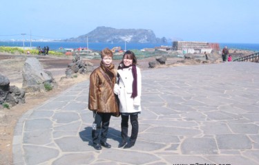 『済州島旅』　いつまでもお元気でお幸せに、、^!^@　二度目のお付き合いでしたけどいつも感謝、感謝ですよ。念願がかなえて良かった！良かった?　*笑*