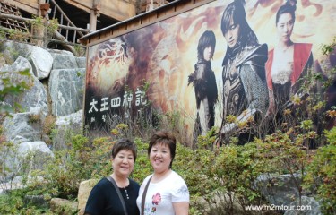 『大王四神記テーマツアー』　ヨン様ツアーの大王四神記ロケ地を自称３．４様のご案内で、色々とありがとう御座いました。本当にお客様が絶えないです~泣～TT嬉しくて～！＾＠