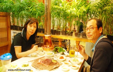 『韓国焼肉』　笑～＾＾　お喋りすぎて～疲＾れ＾た！？　一日中色んなお話が出来て楽しかったです。次回はお酒飲みながら楽しい会話しましょうね。ハハハ～＊＊