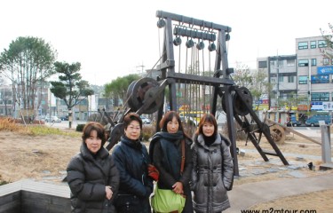 『水原華城』　５．７ｋｍのうち１．５ｋｍしか歩いてません。ＴＴ　寒かったより何だか気持ちよかった寒さだったでしょうね。ヒヒヒ＾＾