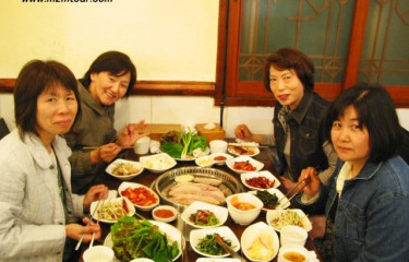 『豚カルビ』かなり遅くのお食事～漢川遊覧船での素晴らしい出合い、おしゃべりで夜景は見逃しましたけど～笑！＾＠　次回もありますので～＾Ｖ＾～