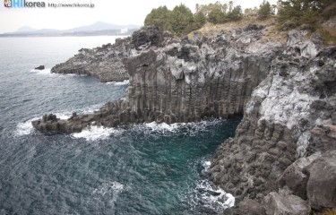 大浦海岸柱状節理帯(済州島)
